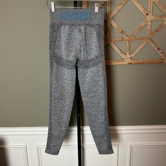 Gymshark Grey Seamless Leggings Small - Picture 3 of 4